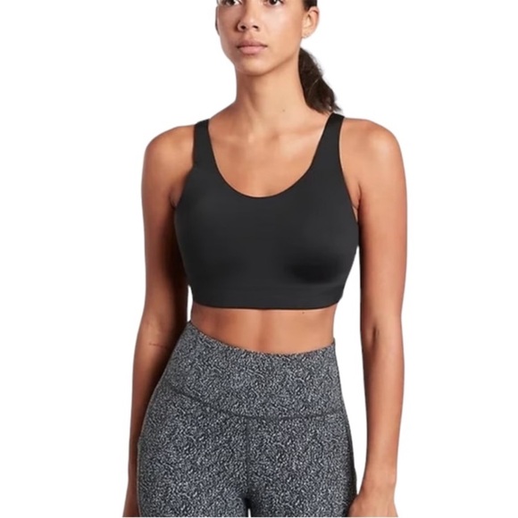 Athleta “Advance” Black Sports Bra - Women’s Size 38B - Picture 1 of 4